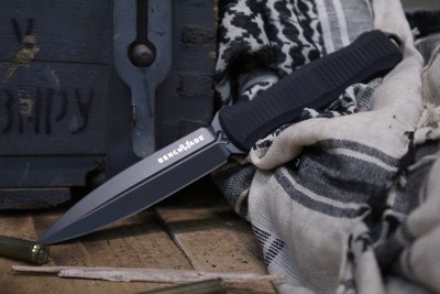 Benchmade Infidel 4.5" Fixed Blade Knife / Black / Black (Prototype)
