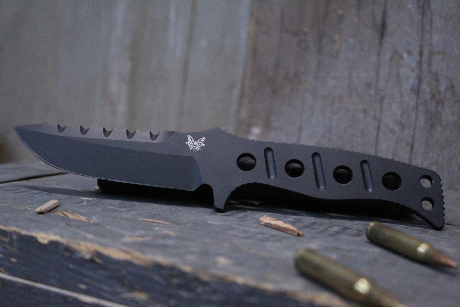 Benchmade Adamas 4.20&quot; Fixed Blade Knife / Black (Prototype)