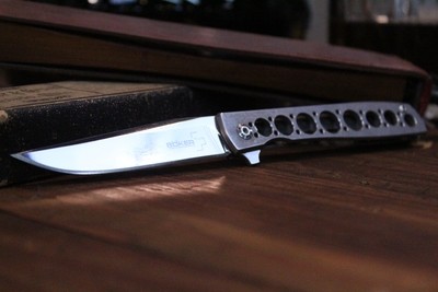 Boker Plus Urban Trapper 3.5" Frame Lock Knife, Titanium / Satin VG-10 (Pre Owned