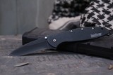 Kershaw Leek 3&quot; Assisted Opening Knife, Black / Black ( Pre Owned )