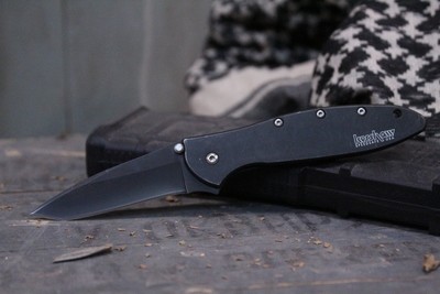 Kershaw Leek 3" Assisted Opening Knife, Black / Black ( Pre Owned )