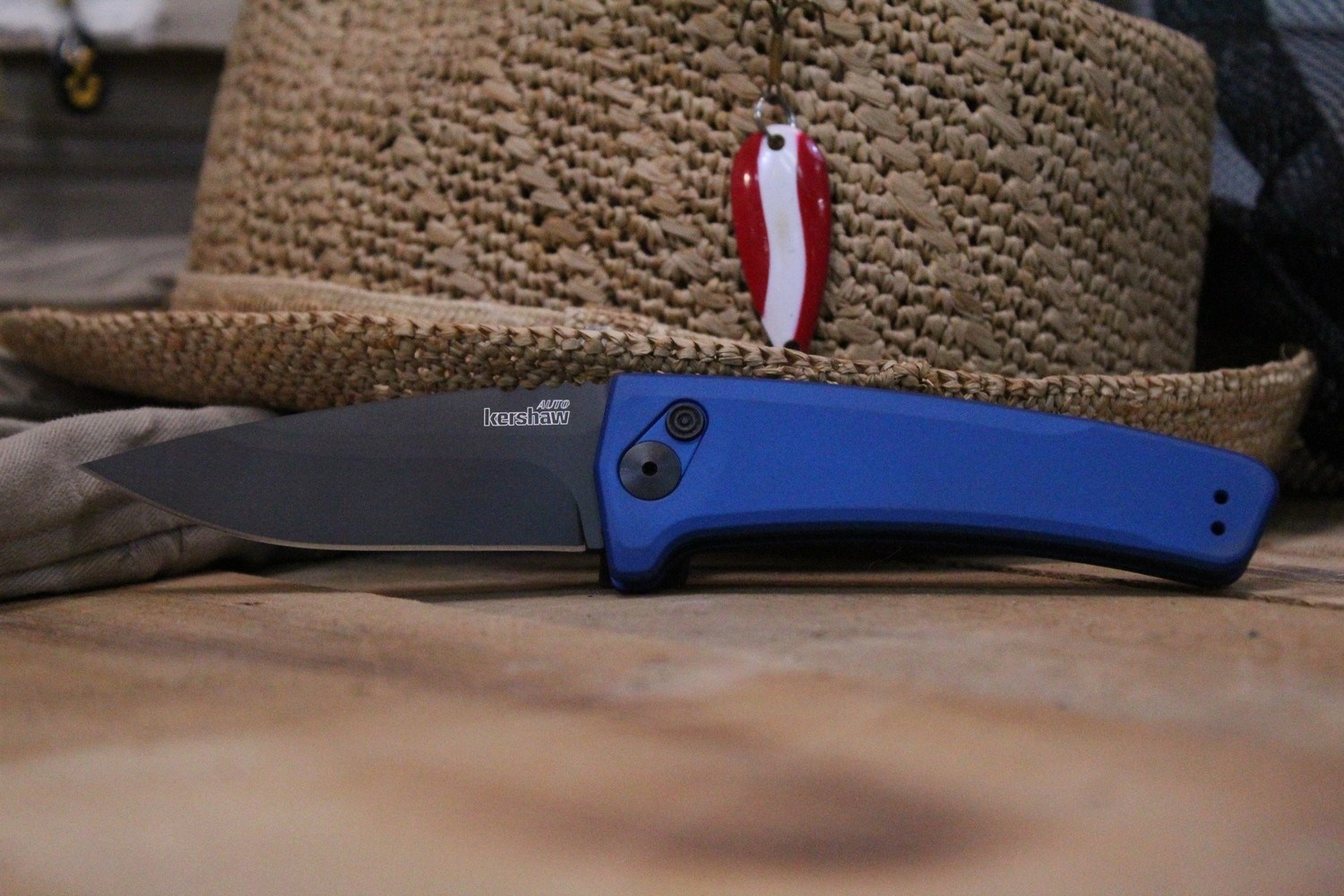 Kershaw Launch 3 3.4&quot; Automatic Knife, Blue Aluminum / Black ( Discontinued )