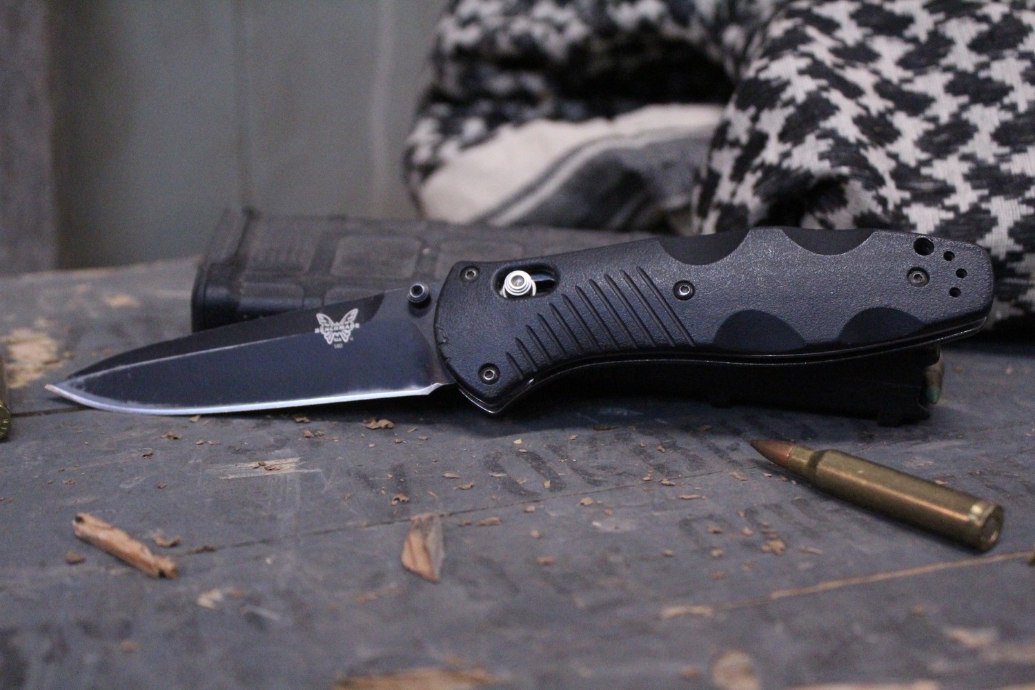 Benchmade Barrage 3.6&quot; AXIS-Assist Knife / Black / Black (Pre-Owned)