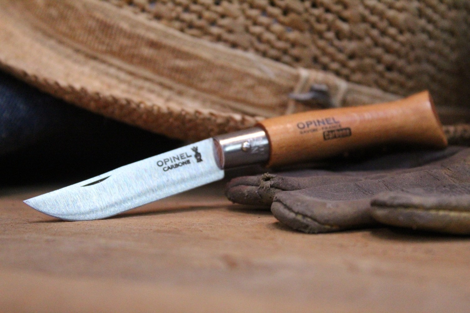 Opinel Knives No. 6 2.9&quot; Knife, Walnut / Satin Stainless Steel ( Discontinued )
