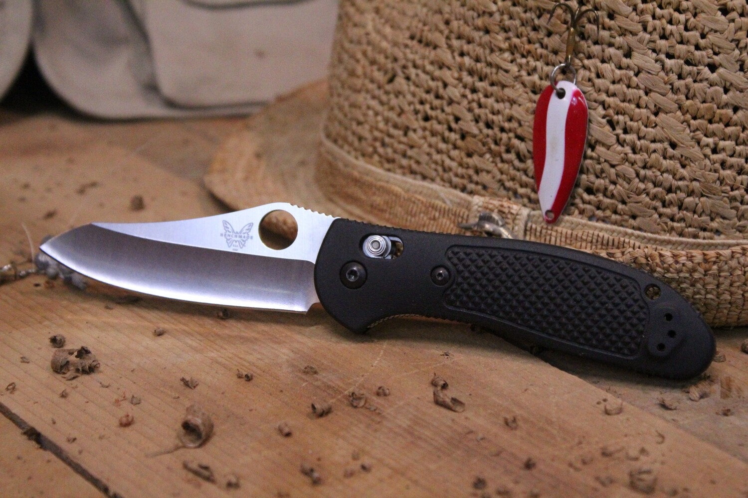 Benchmade Griptilian 3.45&quot; AXIS Lock Knife / Satin / Black / HG (Prototype)