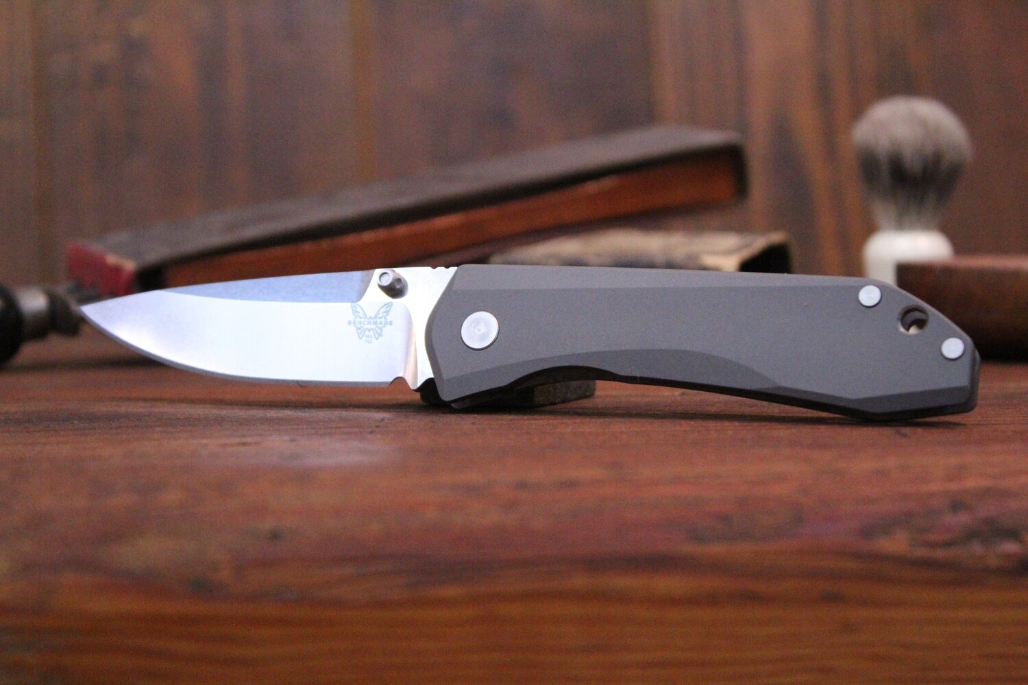 Benchmade 765 Mini Monolock 3.24&quot; Titanium Knife / Satin (Prototype)