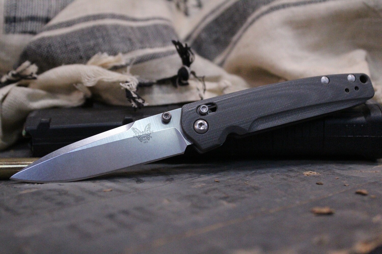 Benchmade Valet 2.96&quot; AXIS Lock Knife / Satin / Gray G10 (Prototype)