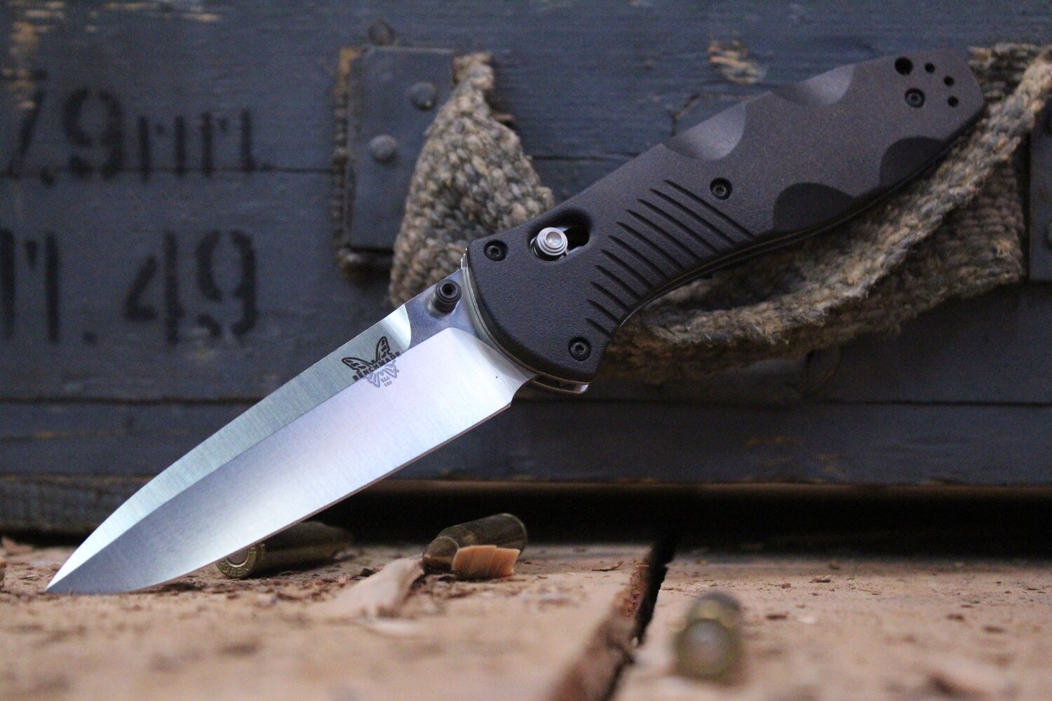 Benchmade Barrage 3.6&quot; AXIS-Assist Knife / Satin / Black (Prototype)