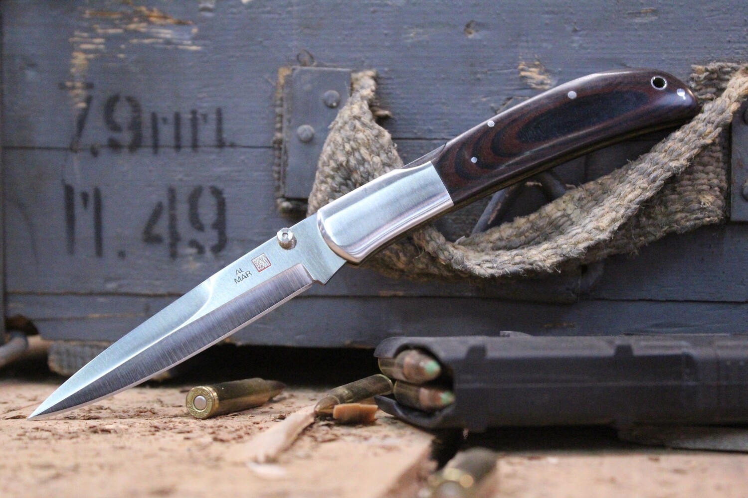Al Mar Eagle Talon 4&quot; Knife, Dymondwood / Plain ( Pre Owned )