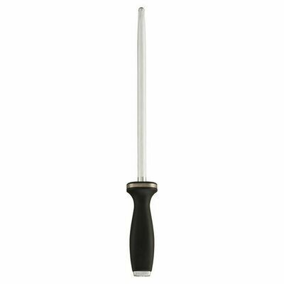 Zwilling J. A. Henckels 10&quot; Sharpening Steel With Stainless Steel End cap