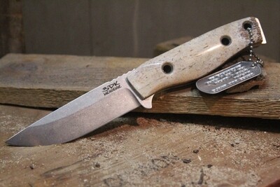 3DK MAK 4&quot; Fixed Drop Point, Elmax Blade / Oosik Handle