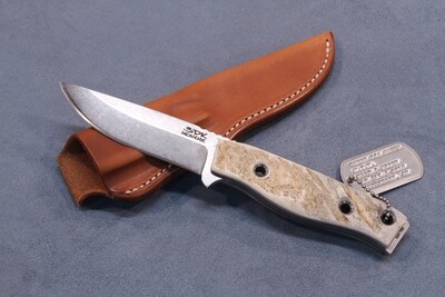 3DK MAK 4" Fixed Drop Point, M390 Blade / Moose Handle