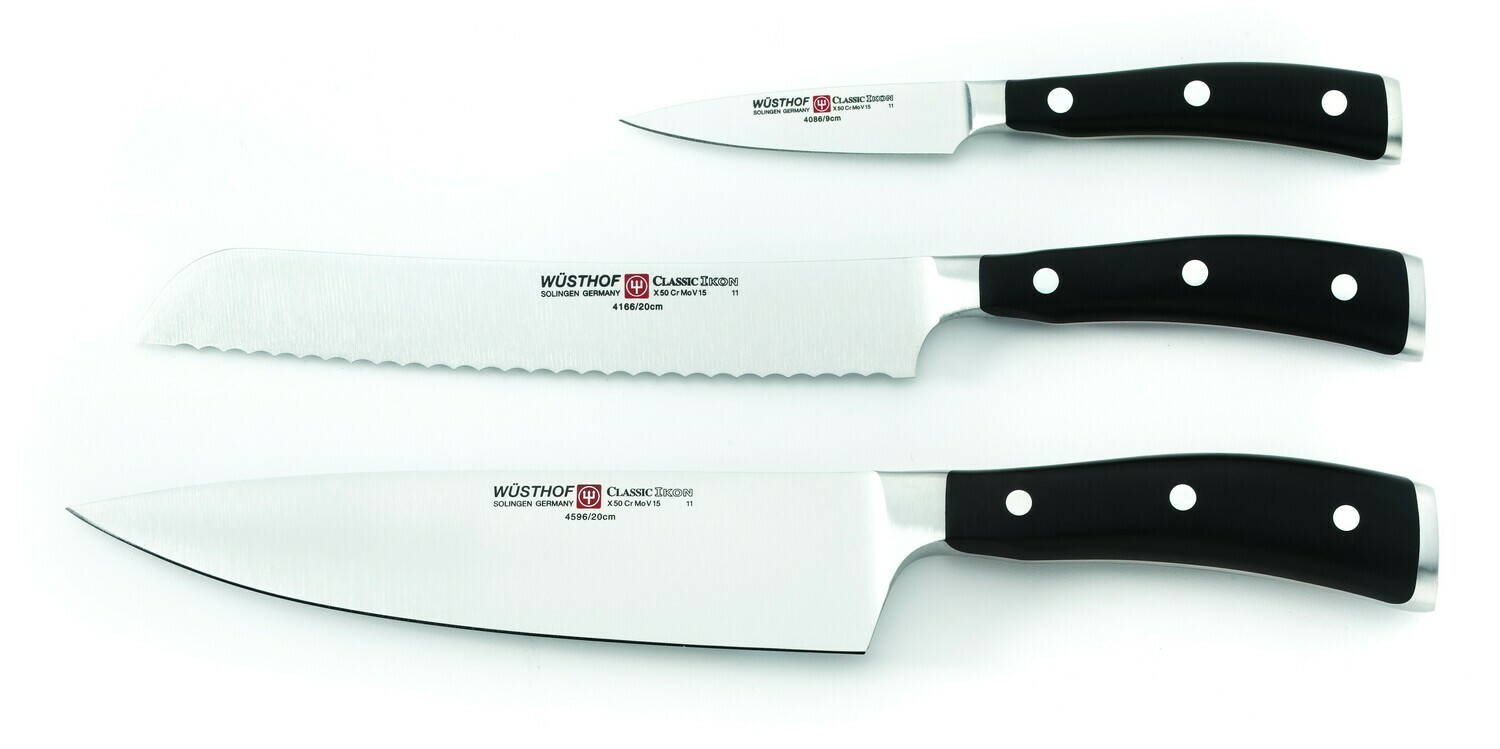 Wüsthof Classis Ikon 3 Piece Cooks Set ( Discontinued )