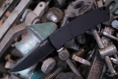 Pro-Tech Whiskers 3.125" Automatic Knife / Black / Black 154CM