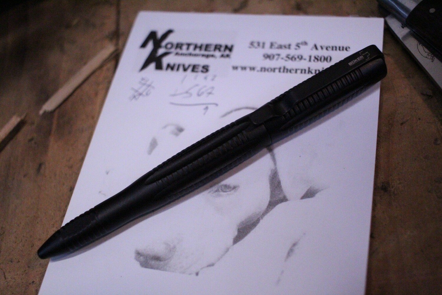 Boker Plus Click-On Aluminum Tactical Pen (Black) ( Discontinued )