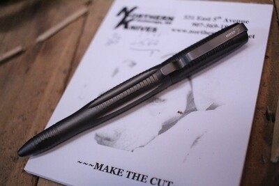 Boker Plus Click-On Aluminum Tactical Pen (Gray)