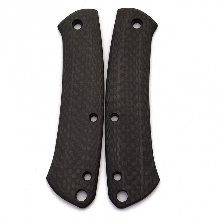 Flytanium Contoured Carbon Fiber Scales for Benchmade Proper, Black