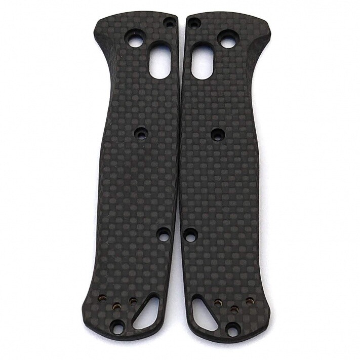 Flytanium Custom Carbon Fiber Scales for Benchmade Bugout, Black