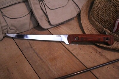 3DK Fisher 8" Fillet Knife,  Cocobolo Dymondwood