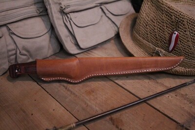 3DK Fisher 8" Fillet Knife,  Dark Cherry Dymondwood