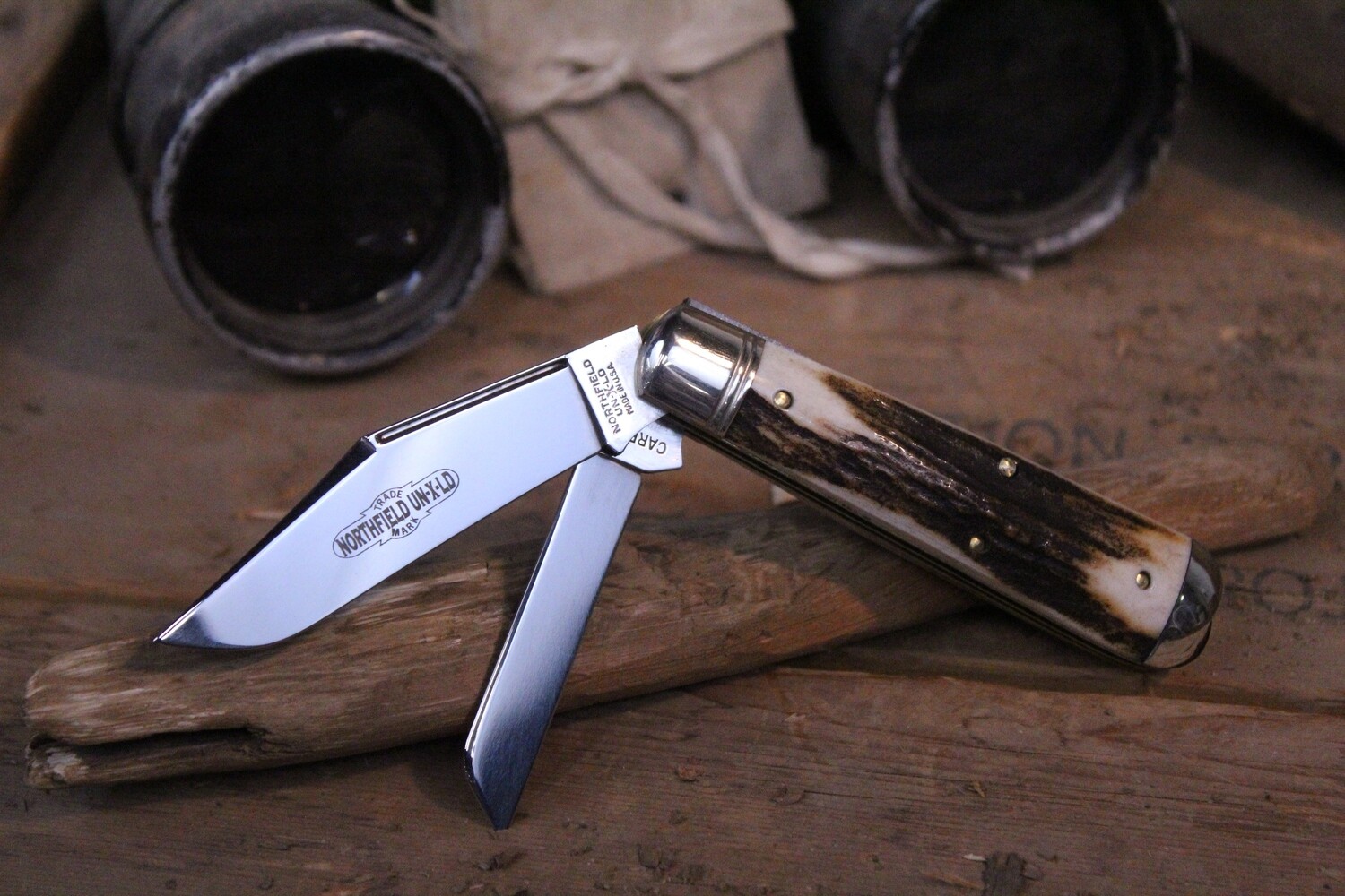 Great Eastern Cutlery Oil Field Jack, Sambar Stag / 1095 ( Pre Owned )
