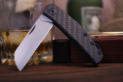 Zero Tolerance 0230 Anso 2.6&quot; Slipjoint Knife / Carbon FIber / Stonewash 20cv