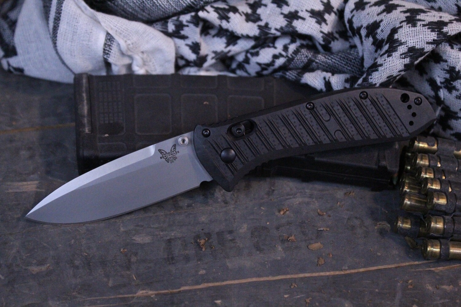 Benchmade Presidio II Ultra 3.72&quot; AXIS Lock Knife / Satin / CF-Elite / S30V
