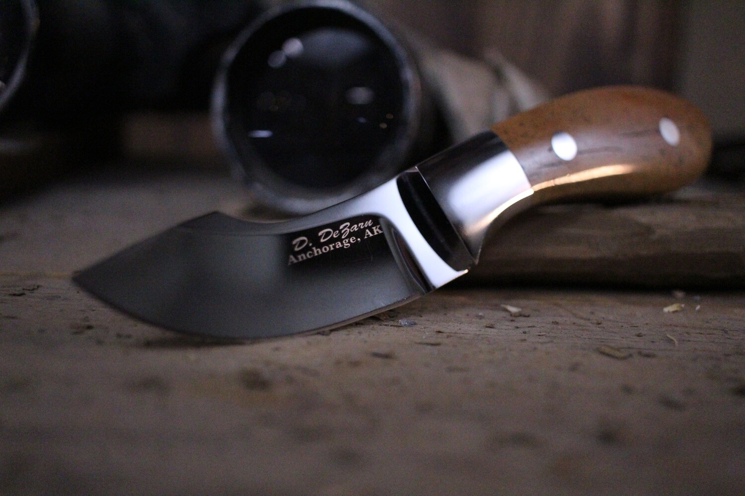 Don Dezarn Custom Cub 2.75&quot; Fixed Blade / Satin / Stellar Sea Cow / VG10
