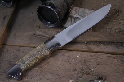 Don Dezarn Kodiak Hunter 6.25" Fixed Blade / Musk Ox / 154cm