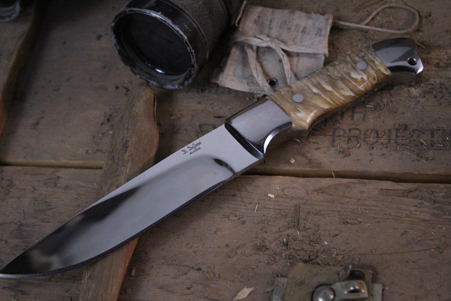 Don Dezarn Kodiak Hunter 6.25&quot; Fixed Blade / Musk Ox / 154cm