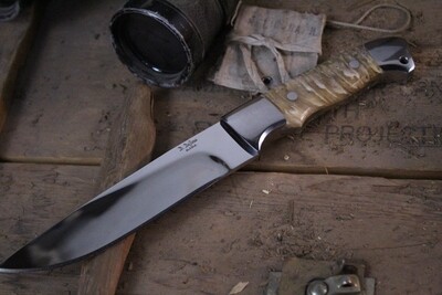 Don Dezarn Kodiak Hunter 6.25" Fixed Blade / Musk Ox / 154cm
