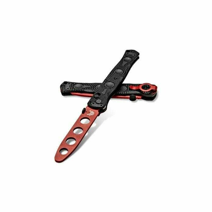 Benchmade SOCP 4.47” AXIS Lock Knife Trainer / Red / CF-Elite ( Discontinued )