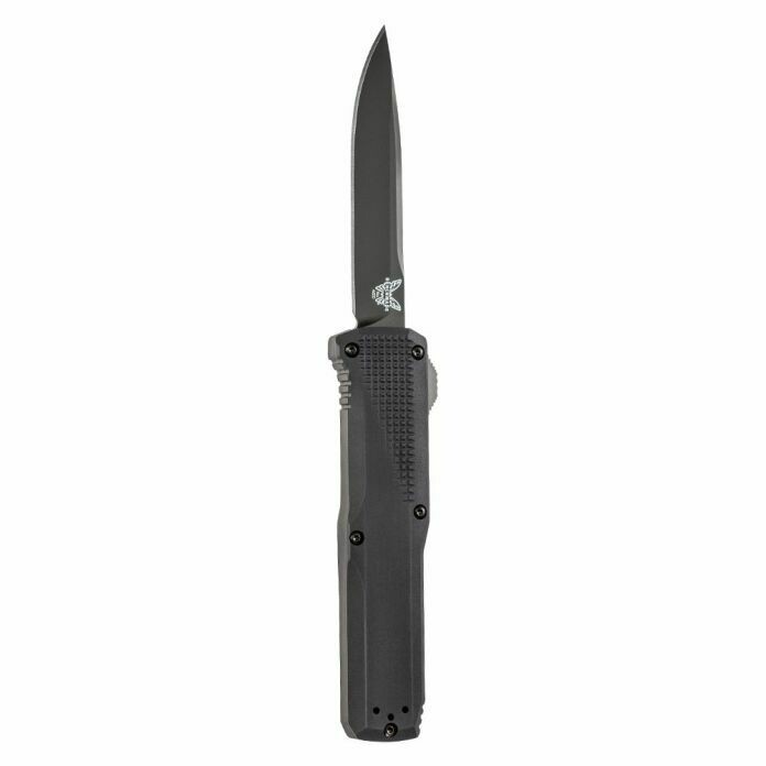 Benchmade Phaeton 3.45&quot; D/A OTF Automatic Knife / Black / Black