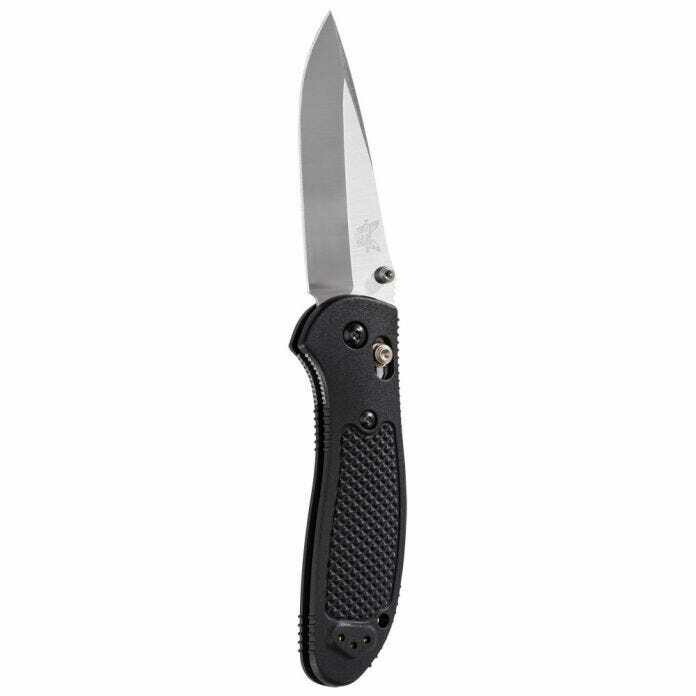 Benchmade Griptilian 3.45&quot; AXIS Lock Knife / Black / Satin S30V