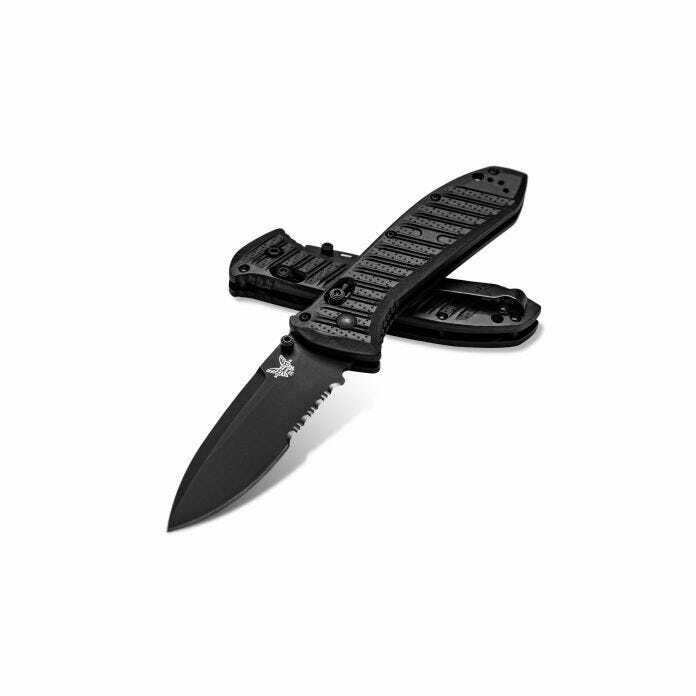Benchmade Presidio II Ultra 3.72&quot; AXIS Lock Knife / Black Serrated / CF-Elite / S30V ( Discontinued )