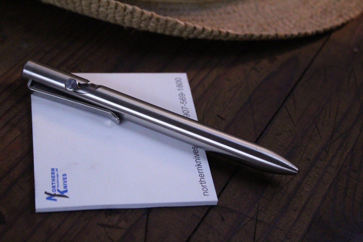Tactile Turn Bolt Action Mini Pen / Titanium ( Pre Owned)