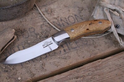 M&W Knives Beluga 3" Fixed Blade / Stellar Sea Cow Handle / Satin M4