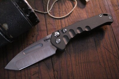Medford Knife and Tool (MKT) Praetorian Swift 3.25" Tanto , Green / S35VN ( Pre Owned )