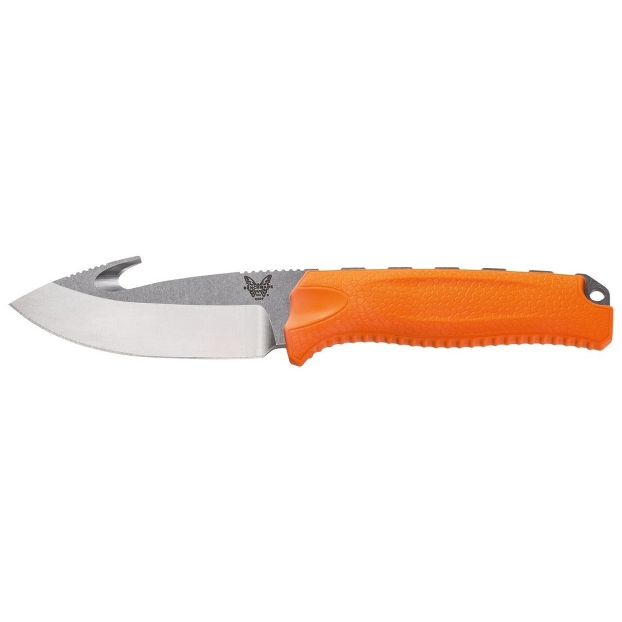 Benchmade Steep Country 3.5&quot; Knife w/ Gut Hook / Stonewash / Orange ( Discontinued )