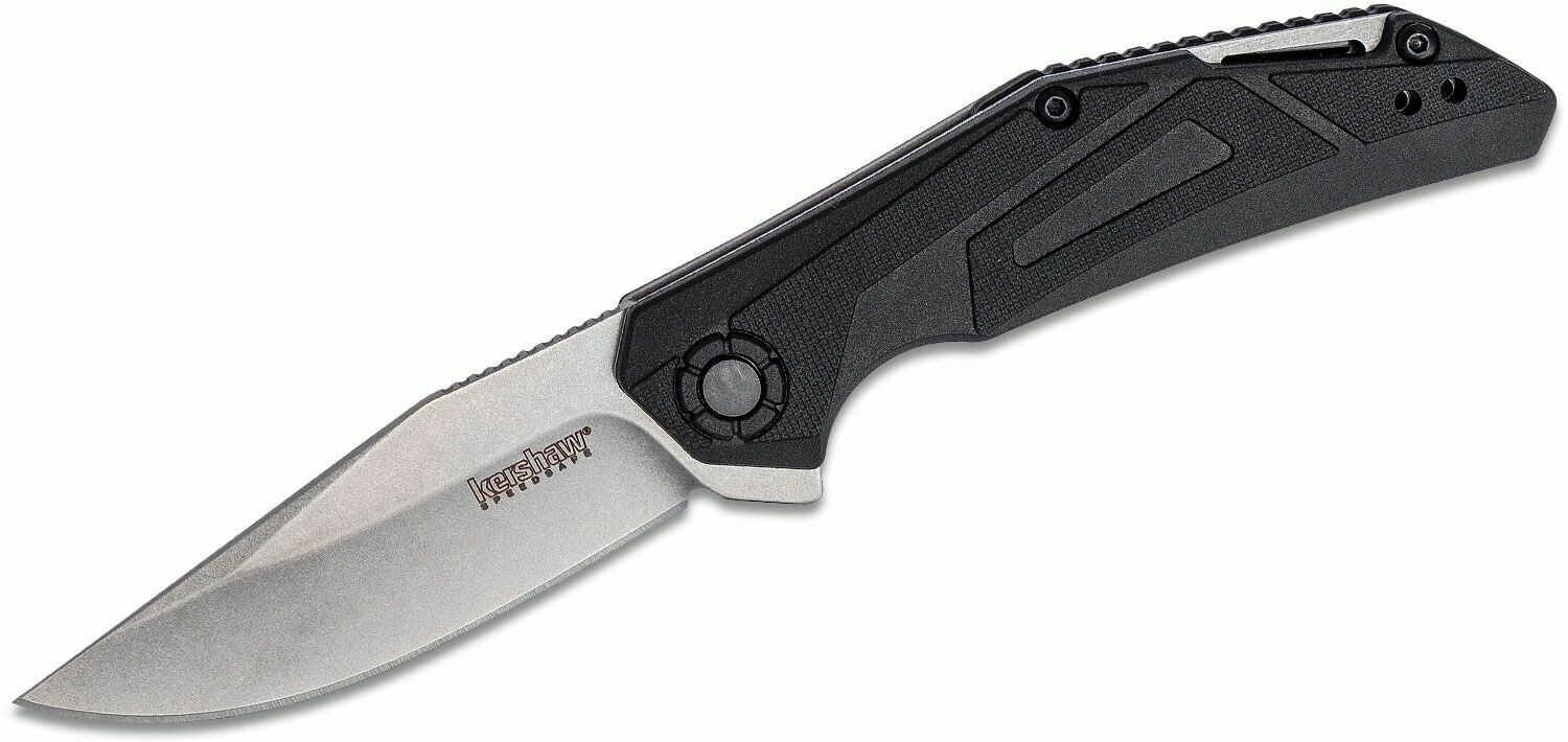 Kershaw Camshaft 3&quot; A/O Knife / Black / Bead Blasted