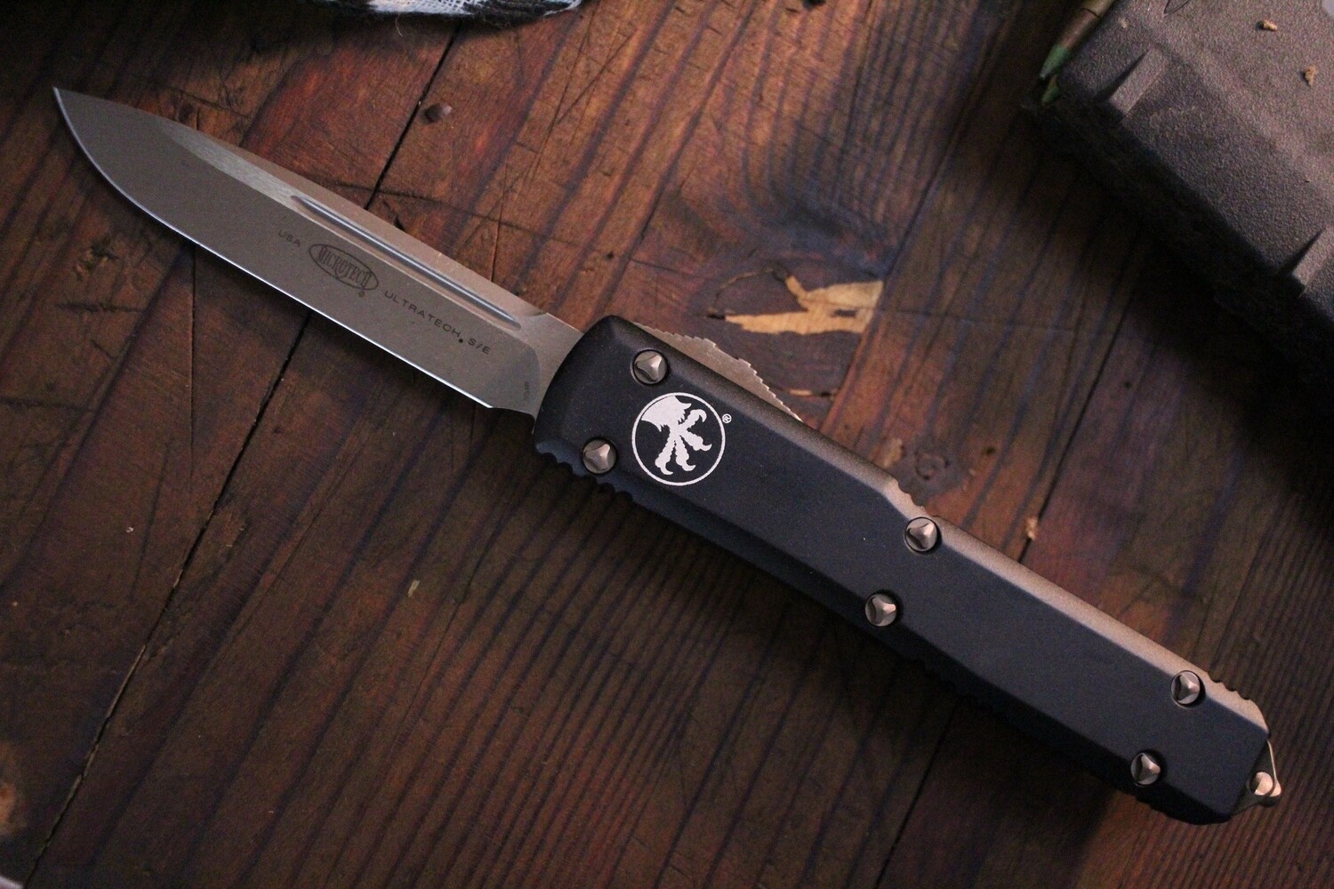 Microtech Ultratech 3.4&quot;  S/E OTF Automatic Knife / Black / Bronze