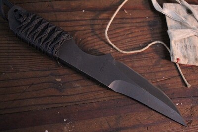 Strider Knives DB-L 4" Persian Mod Knife / Black Paracord / Black ( Pre Owned )