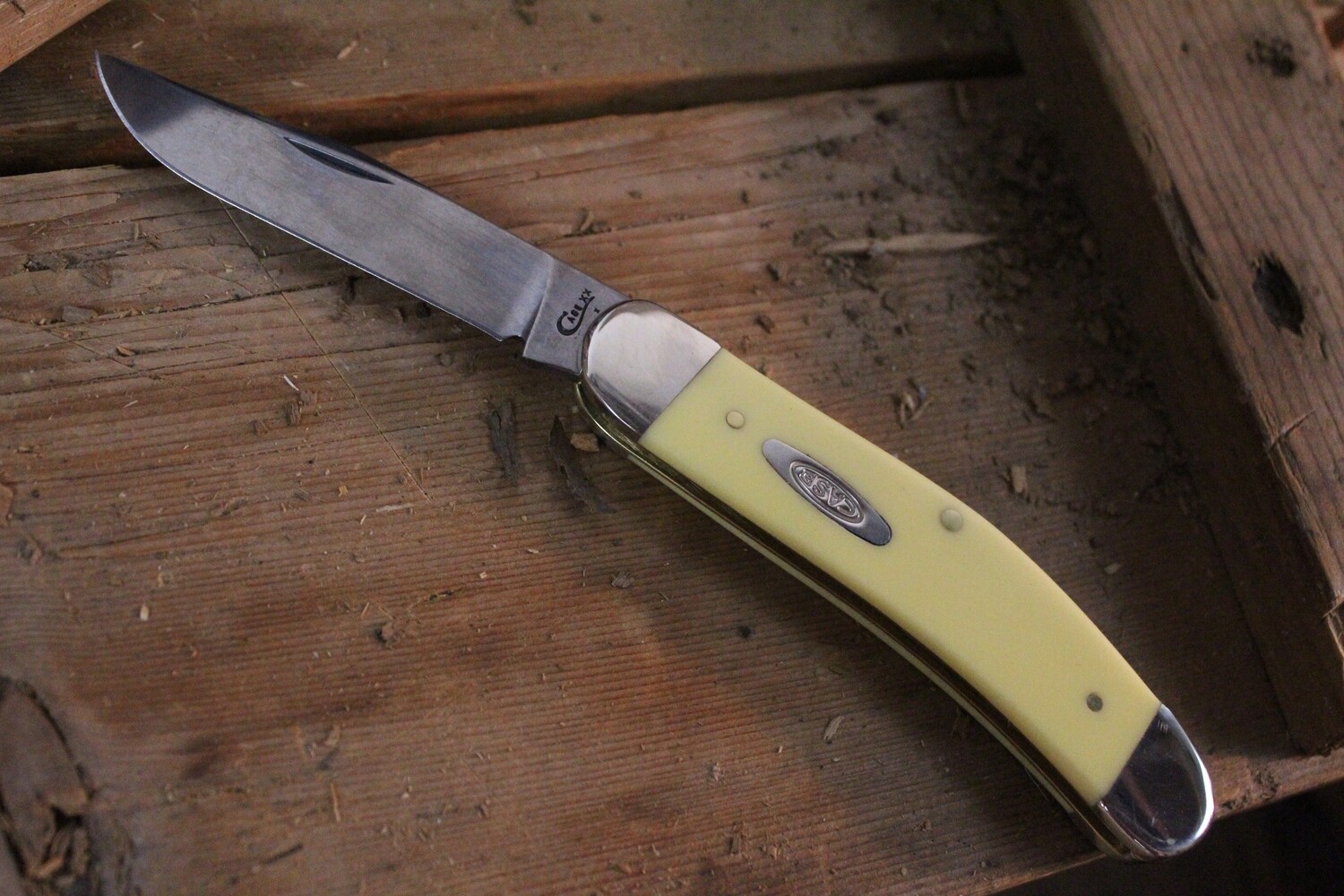 Case Sowbelly 3.875&quot; / Yellow Delrin / Stainless ( Discontinued )