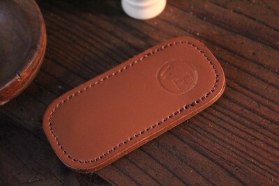 William Henry Studio Replacement Small Brown Leather Clip Case