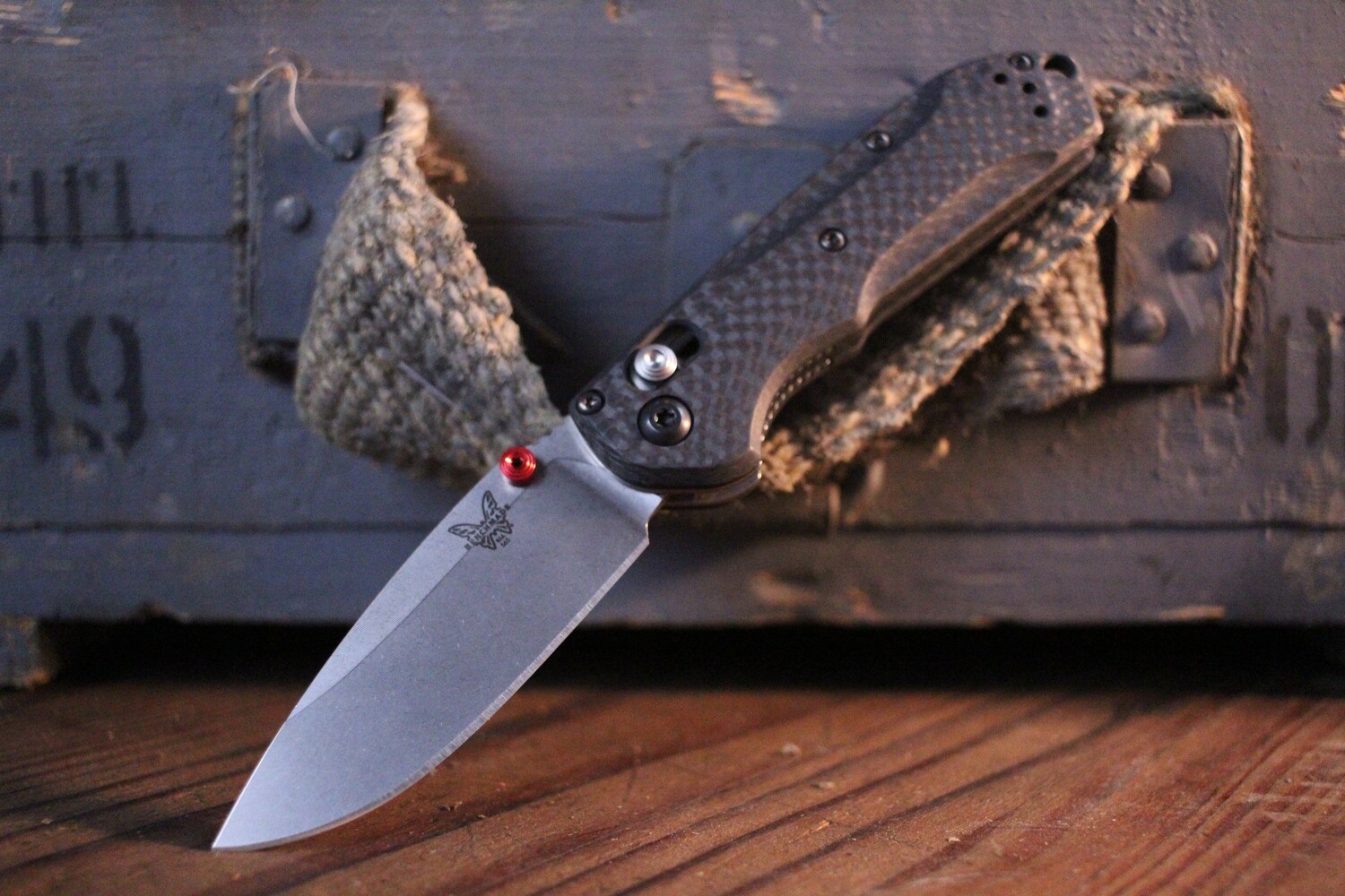 Benchmade Mini Freek 3&quot; AXIS Lock Knife / Carbon Fiber / S90V ( Prototype )