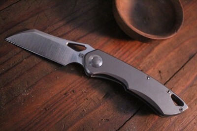 Olamic Cutlery Whippersnapper 2.75&quot; Front Flipper / Titanium / Satin 20CV ( Pre Owned )