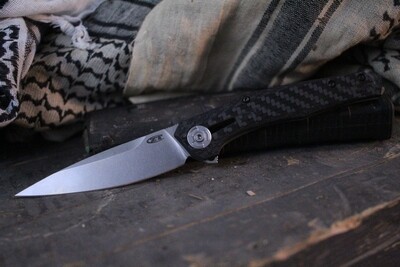Zero Tolerance 0707 3.5&quot; Frame Lock Knife / Carbon Fiber / Stonewash 20CV ( Discontinued )