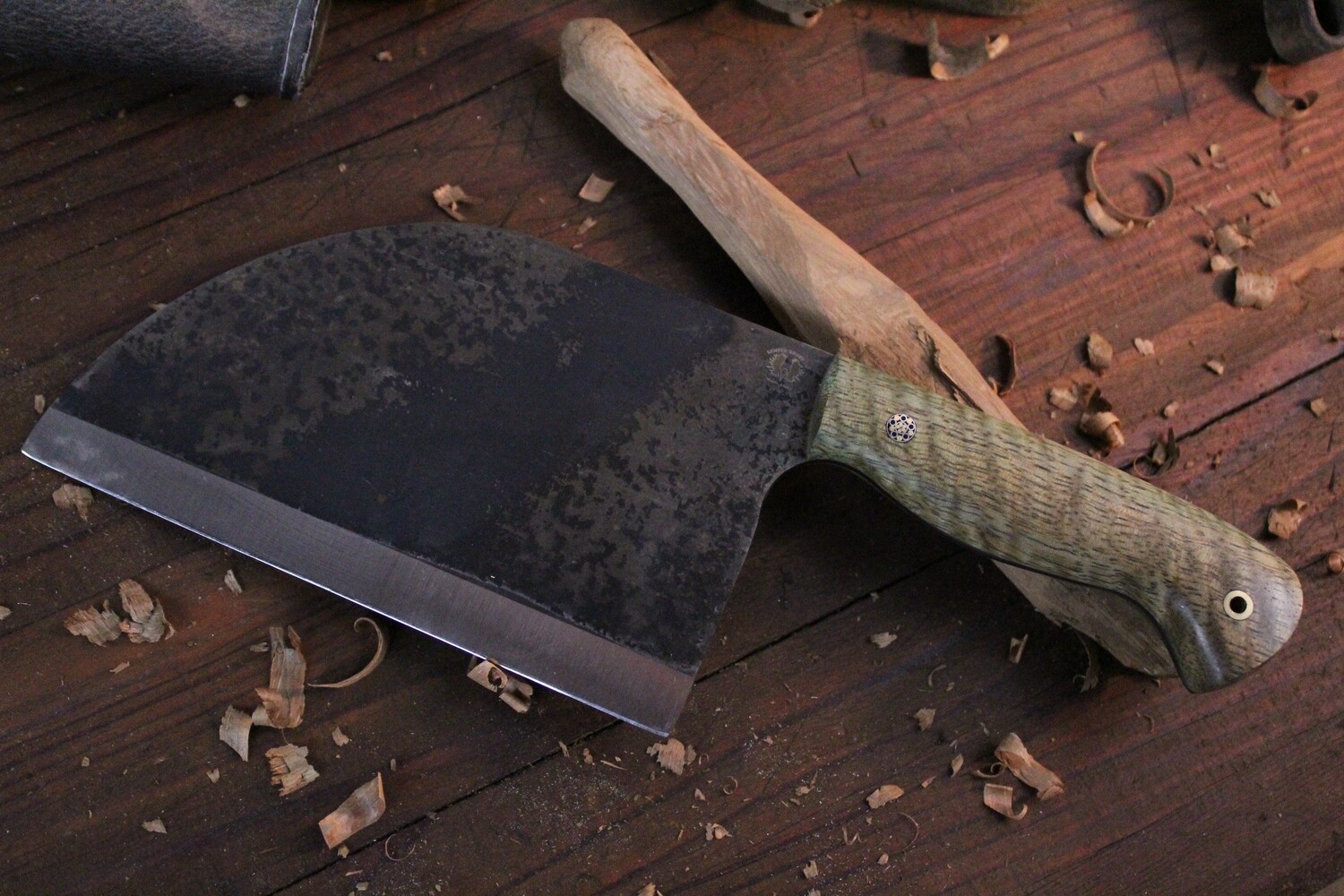 Semper Sharp Serbian Chef 6.25&quot; Fixed Blade / Mango Wood / 80CRV2