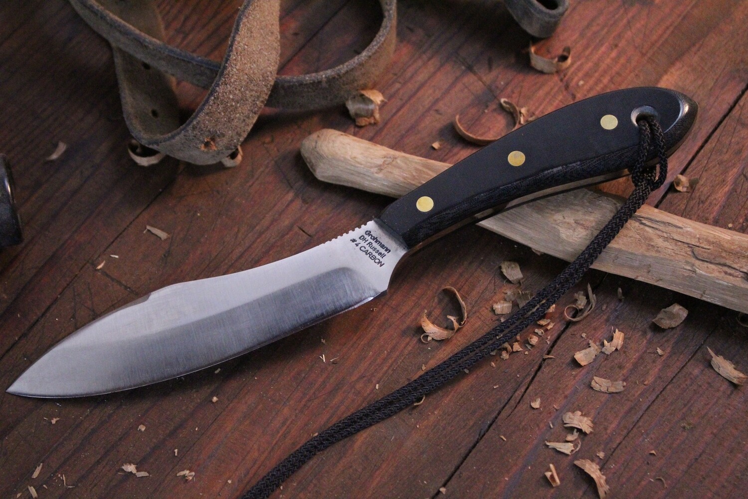 Grohmann #4 Survival 5.5&quot; Fixed Blade / Black Micarta / High Carbon Steel
