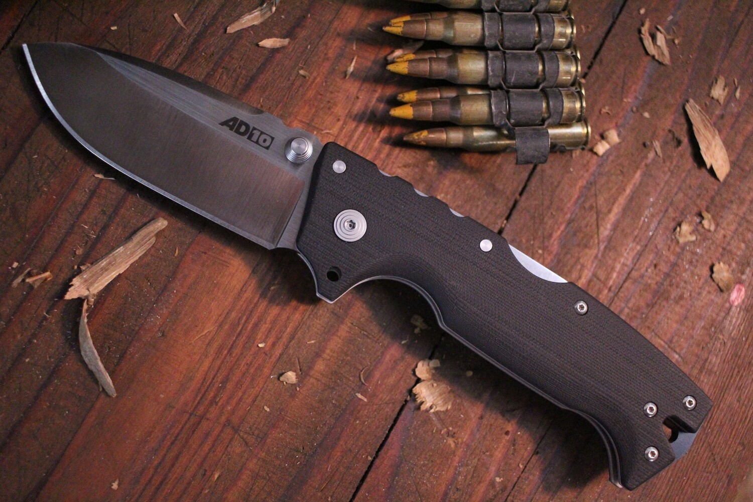 Cold Steel AD-10 3.625&quot; Folding Knife / Black G10 / Satin S35VN ( Pre Owned )
